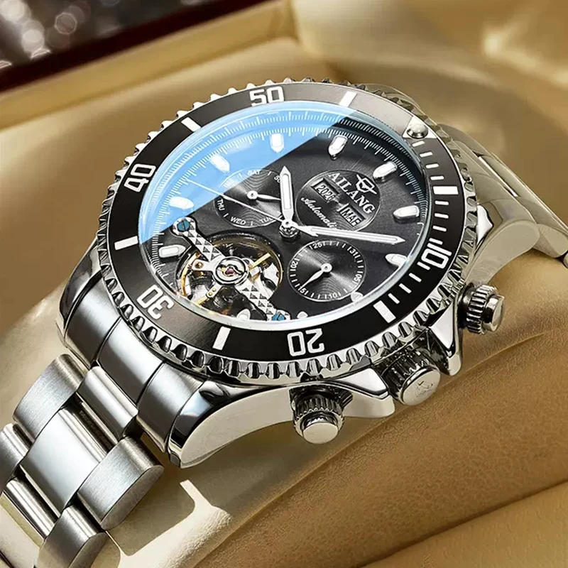 

2023 New AILANG WristWatch Men Business Automatic Mechanical Watch Fashion Luxury Tourbillon Sport Men Watches Relogio Masculino