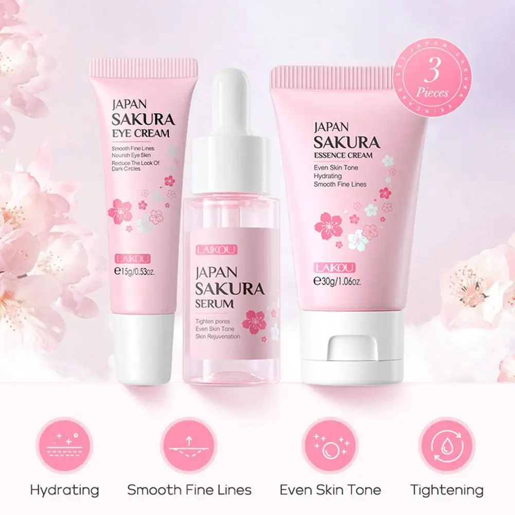 3Pcs/Set LAIKOU Skin Care Sets Facial Cleanser Face Cream Toner Sunscreen Moisturizing Anti-Aging Face Skin Care
3Pcs/Set LAIKOU Skin Care Sets Facial Cleanser Face Cream Toner Sunscreen Moisturizing Anti-Aging Face Skin Care
