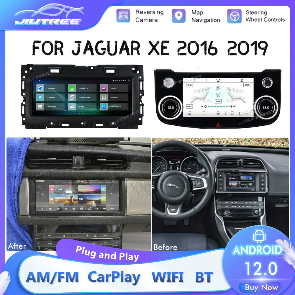 Android 12 For Jaguar XE XEL 2016 2017 2018 2019 Car Radio GPS Air Screen Navi Stereo Multimedia Player Audio Radio Head Unit
Android 12 For Jaguar XE XEL 2016 2017 2018 2019 Car Radio GPS Air Screen Navi Stereo Multimedia Player Audio Radio Head Unit