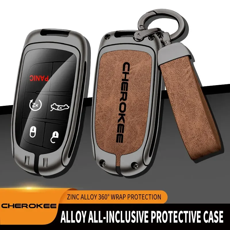 Zinc Alloy Car Key Case Cover Shell Fob For Jeep Cherokee Remote Control Protector For JEEP CHEROKEE Key Cover Auto Accessories
Zinc Alloy Car Key Case Cover Shell Fob For Jeep Cherokee Remote Control Protector For JEEP CHEROKEE Key Cover Auto Accessories