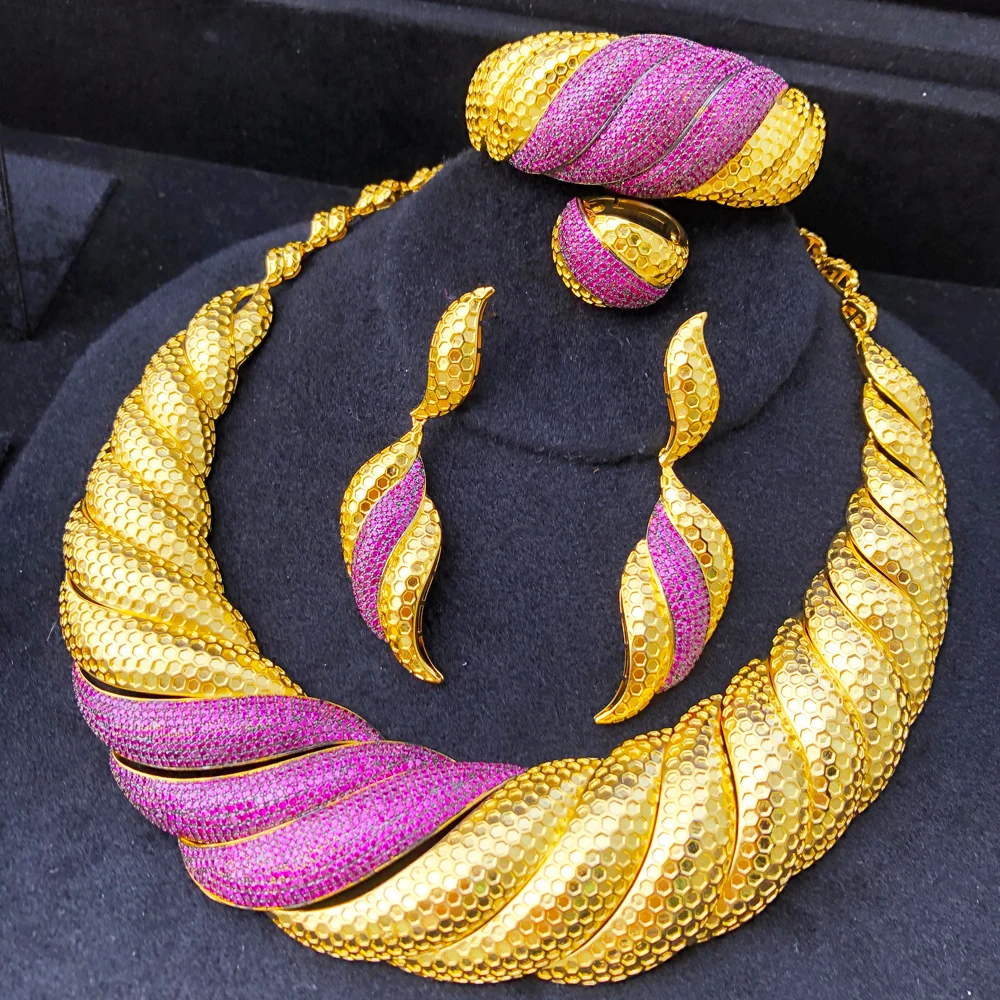 Missvikki роскошные 4 шт. комплект ювелирных изделий с драгоценными камнями ожерелье наборы для женщин индийские нигерийские Свадебные вечеринки ShowGift
Missvikki роскошные 4 шт. комплект ювелирных изделий с драгоценными камнями ожерелье наборы для женщин индийские нигерийские Свадебные вечеринки ShowGift