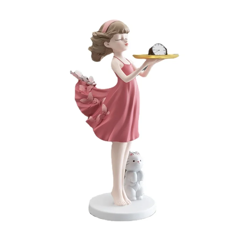 Creative Girl Tray Porch Key Storage Ornaments Statue Light Luxury Living Room TV Cabinet Desktop Decoration For Sculpture
Creative Girl Tray Porch Key Storage Ornaments Statue Light Luxury Living Room TV Cabinet Desktop Decoration For Sculpture
