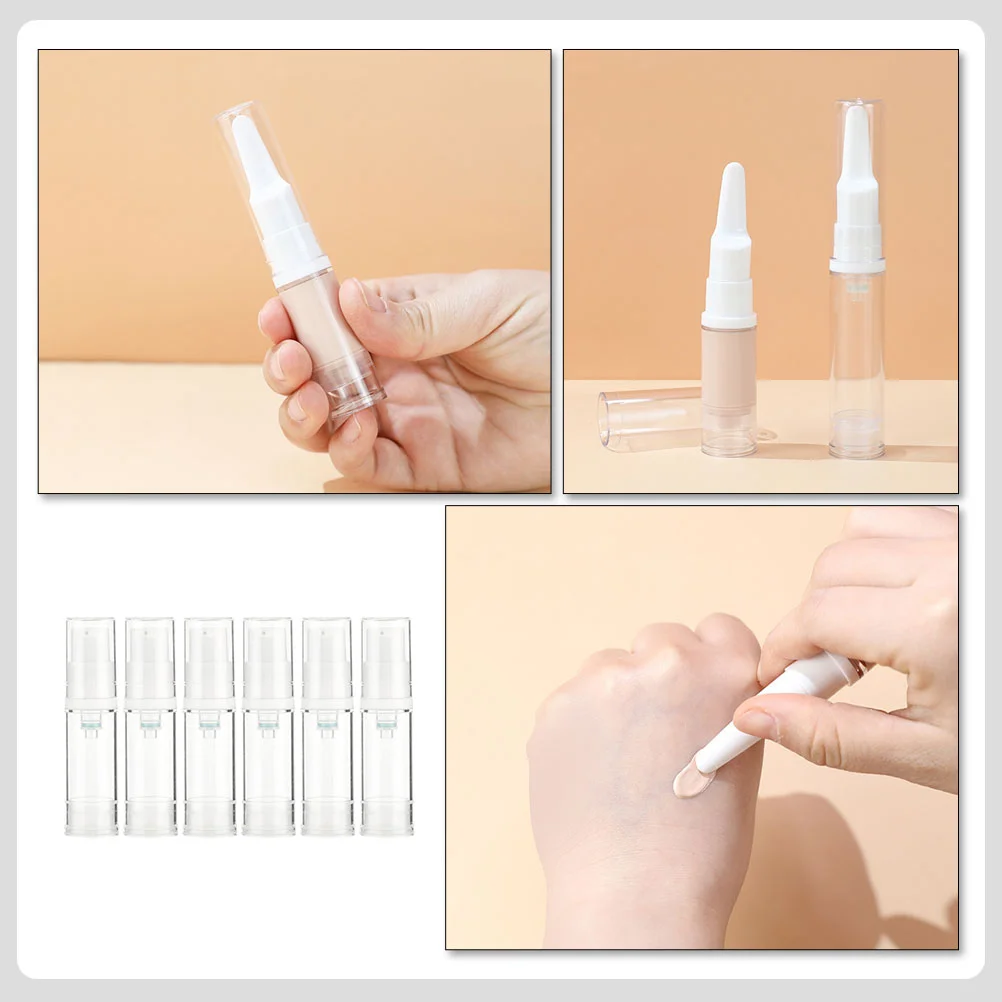 6 Pcs Travel Bottles Liquid Foundation Leakproof Containers for Lotions and Creams Size Vacuum Empty Pump
6 Pcs Travel Bottles Liquid Foundation Leakproof Containers for Lotions and Creams Size Vacuum Empty Pump