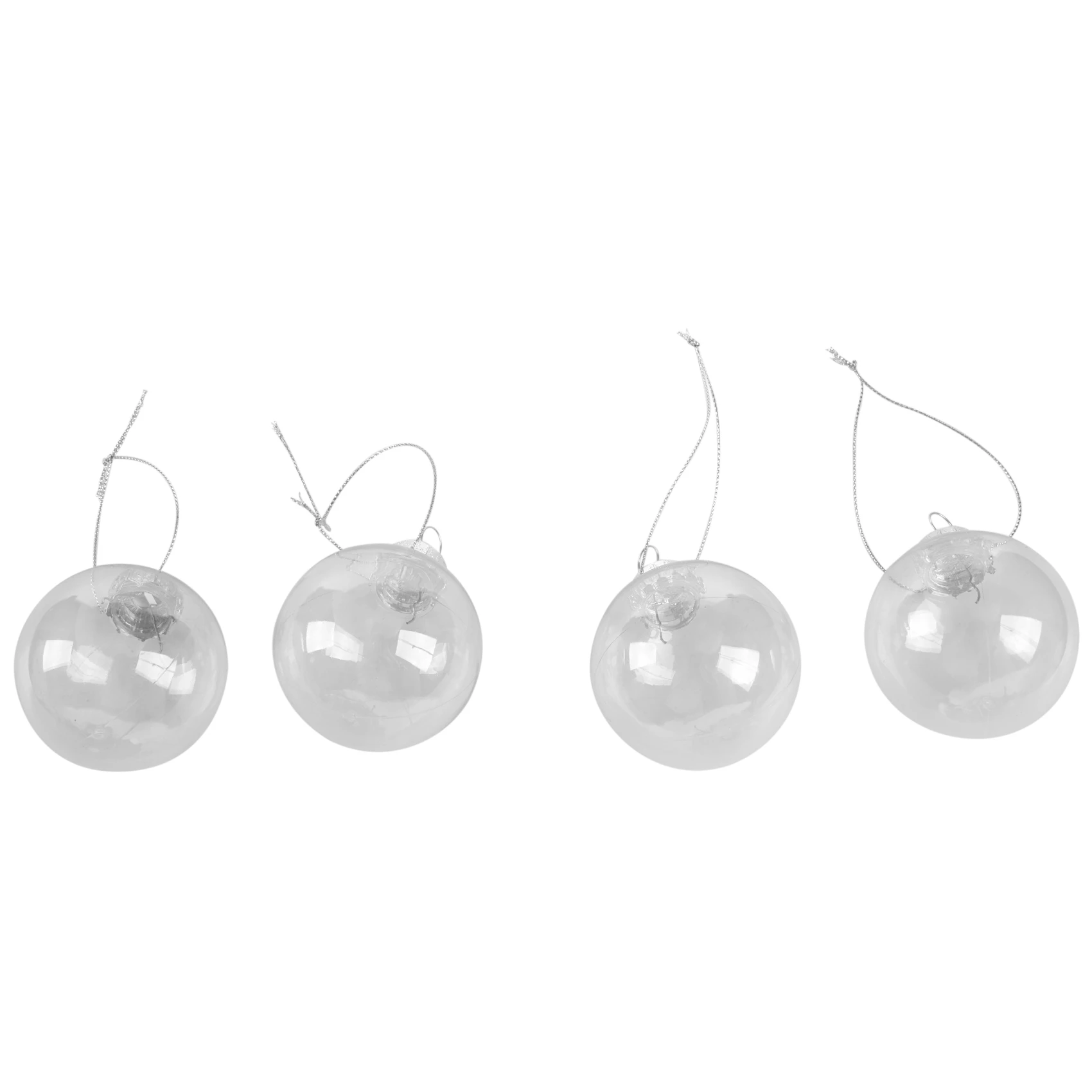 Clear DIY Baubles Shatterproof Seamless Plastic XMAS Ball Home Tree Decor Gift - 60Mm QTY:4
Clear DIY Baubles Shatterproof Seamless Plastic XMAS Ball Home Tree Decor Gift - 60Mm QTY:4