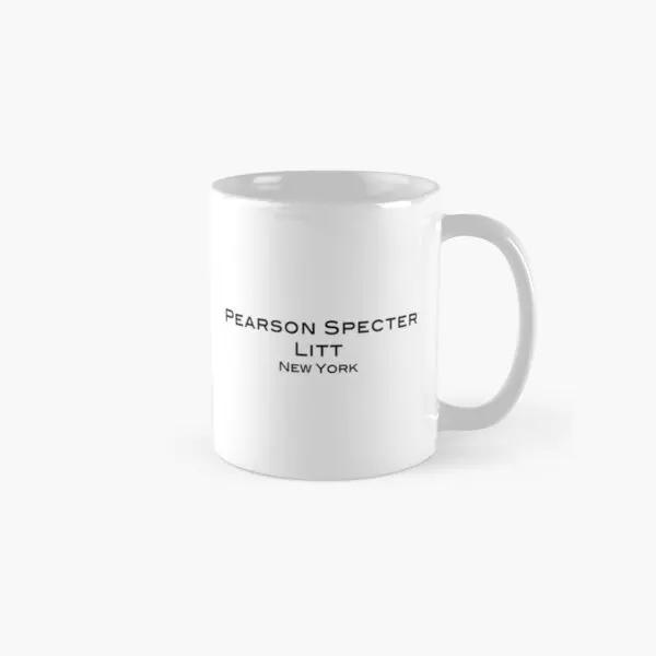 

Кружка Pearson Specter маленькая белая Cof, кружка с рисунком изображения, дизайнерская чашка, фото подарки, простая круглая ручка для чая, посуда для кофе и напитков