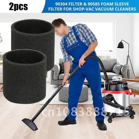 Sponge Filter Type U Cartridge Filter With Cartridge Ring For Shop Vac ShopVac 90304 90333 90350 Robot Vacuum Part Replacement 2
Sponge Filter Type U Cartridge Filter With Cartridge Ring For Shop Vac ShopVac 90304 90333 90350 Robot Vacuum Part Replacement 2