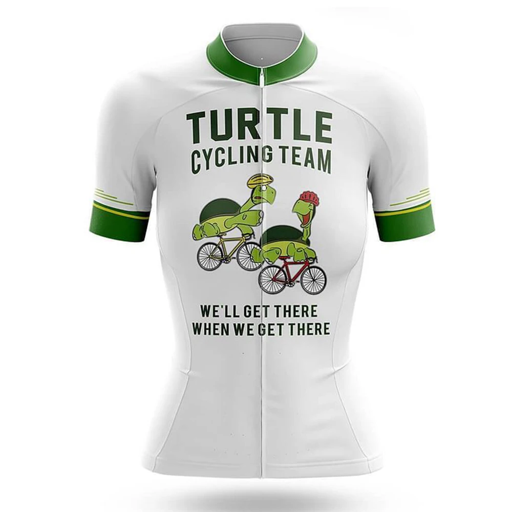 Turtle Cycling Team Women Cycling Jersey Short Sleeve Bike Shirt Bicycle Wear Mountain Road Clothes Cycle Racing MTB Clothing
Turtle Cycling Team Women Cycling Jersey Short Sleeve Bike Shirt Bicycle Wear Mountain Road Clothes Cycle Racing MTB Clothing
