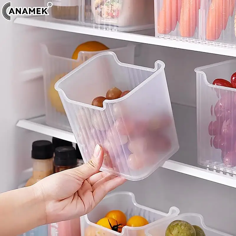 

Контейнер для хранения свежести продуктов на холодильник, боковая дверь холодильника, контейнер для фруктов, овощей, специй, Электронная коробка