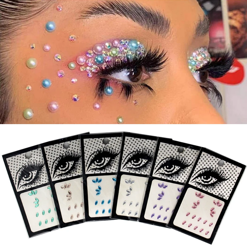 Glitter Eyes Face Jewels Sticker Temporary Tattoo Party Face Makeup Tools Rhinestones Flash Tattoo Stickers Nail Art Decorations
Glitter Eyes Face Jewels Sticker Temporary Tattoo Party Face Makeup Tools Rhinestones Flash Tattoo Stickers Nail Art Decorations