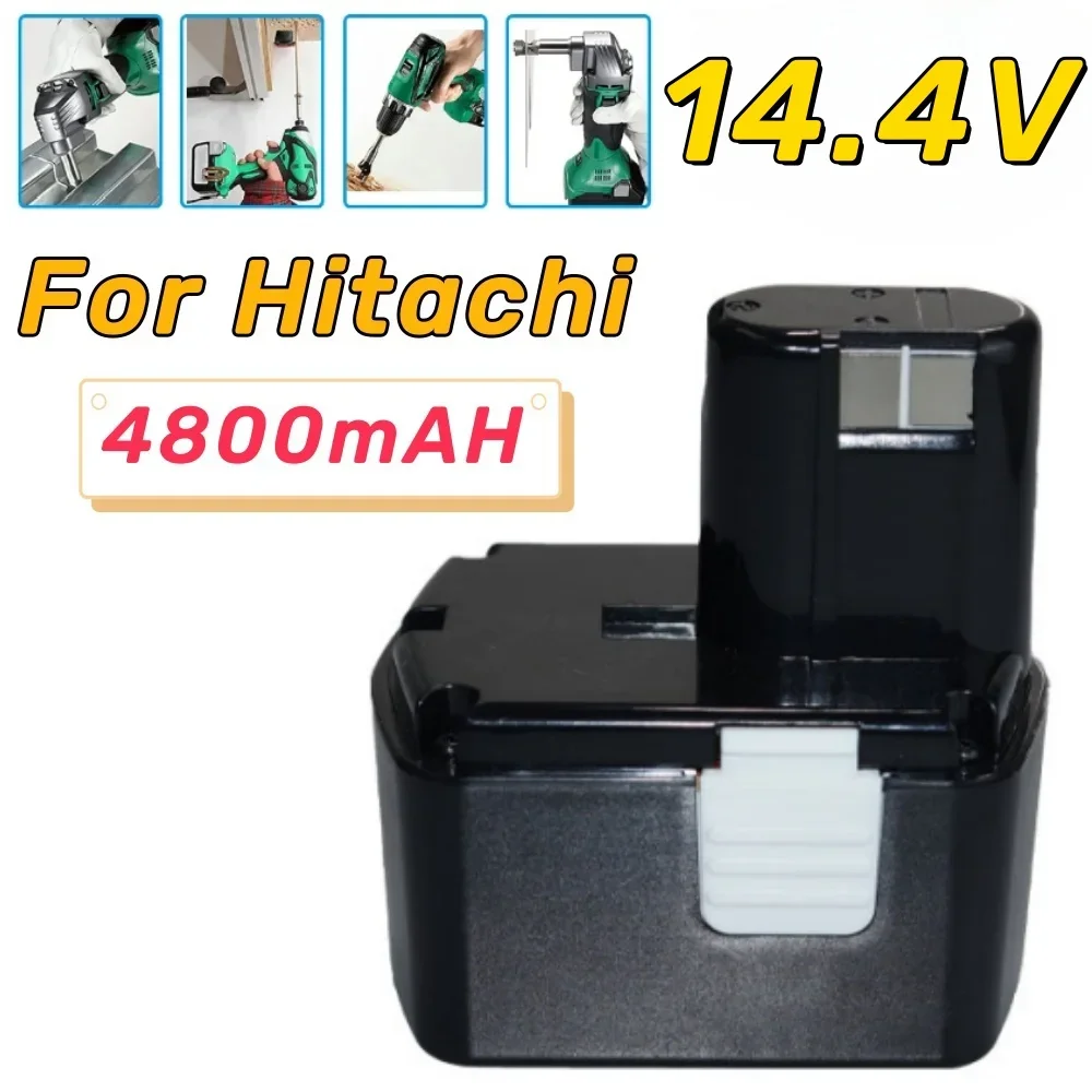 New 14.4V 4800mAh Replaceable Power Tool Battery for Hitachi BCL1430 CJ14DL DH14DL EBL1430 BCL1430 BCL1415 Battery
New 14.4V 4800mAh Replaceable Power Tool Battery for Hitachi BCL1430 CJ14DL DH14DL EBL1430 BCL1430 BCL1415 Battery