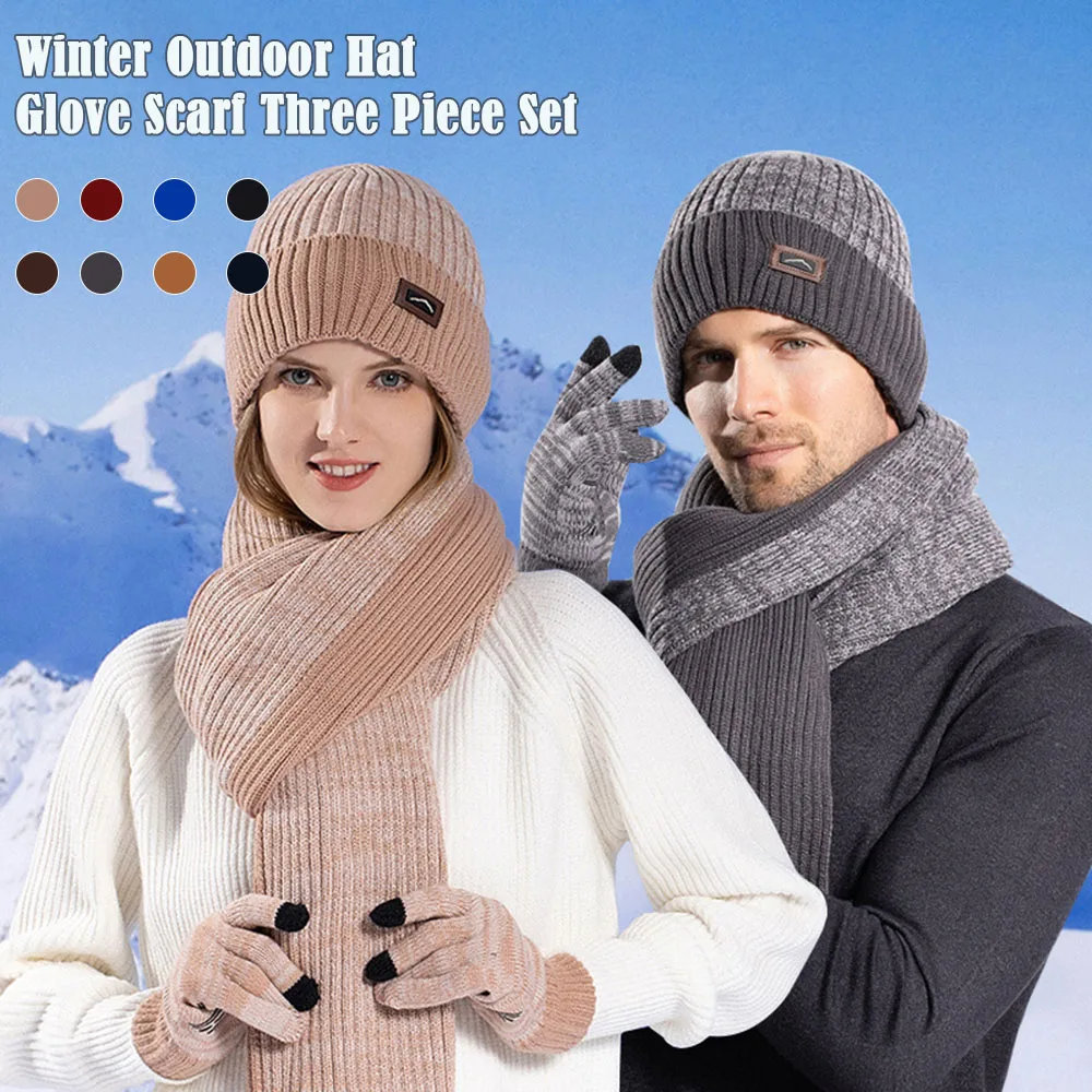 Winter Man Cycling Hat Scarf Gloves Set High Elastic Warming Knitting Windproof Gloves Motorcycle Driving Touchscreen Glove
Winter Man Cycling Hat Scarf Gloves Set High Elastic Warming Knitting Windproof Gloves Motorcycle Driving Touchscreen Glove