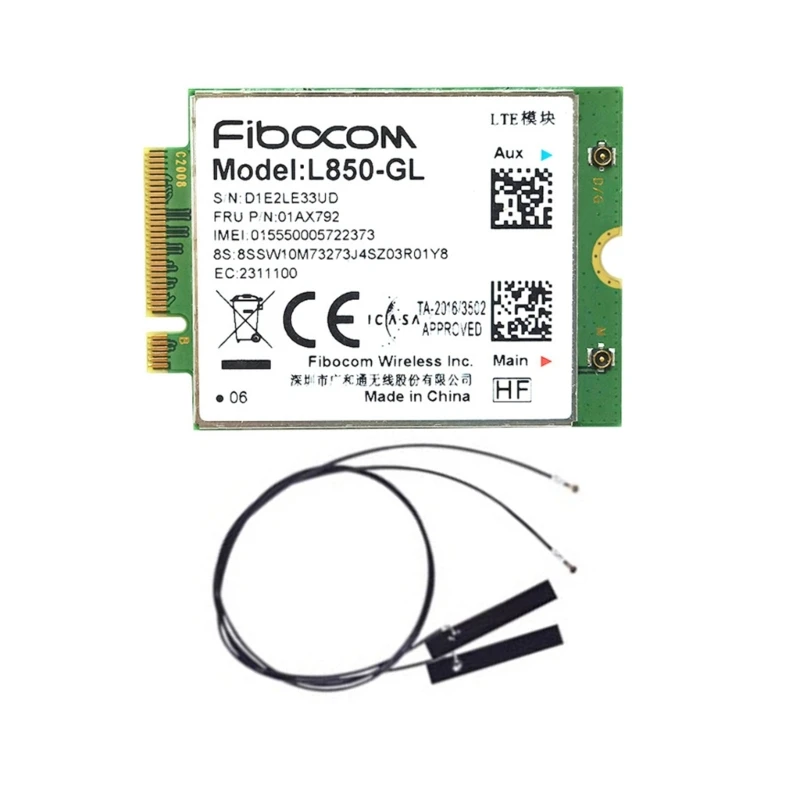L850-GL Card 01AX792 LTE Wireless Module for ThinkPadX1 Carbon Gen6 X280 T580 T480s L480 X1 Yoga Gen3-L580
L850-GL Card 01AX792 LTE Wireless Module for ThinkPadX1 Carbon Gen6 X280 T580 T480s L480 X1 Yoga Gen3-L580