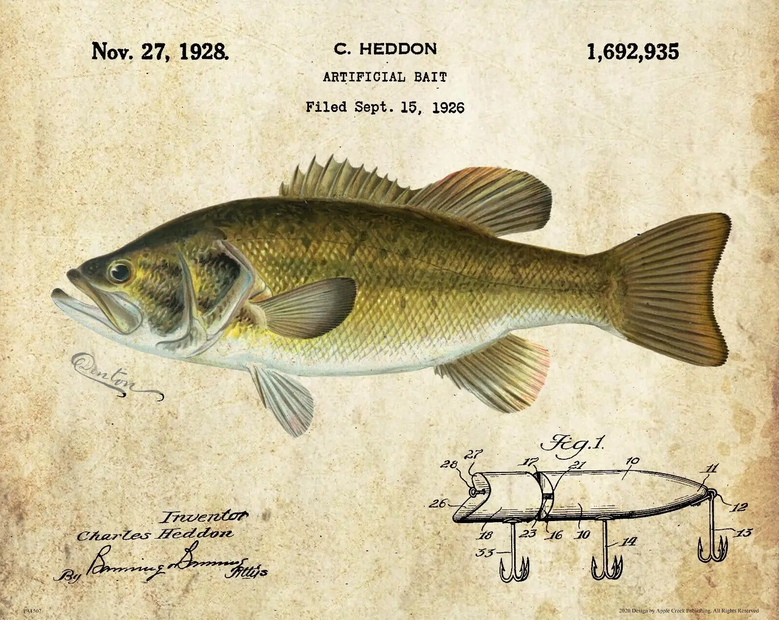 Heddon рыболовная приманка художественная картина Шелковый плакат домашний Настенный декор
Heddon рыболовная приманка художественная картина Шелковый плакат домашний Настенный декор
