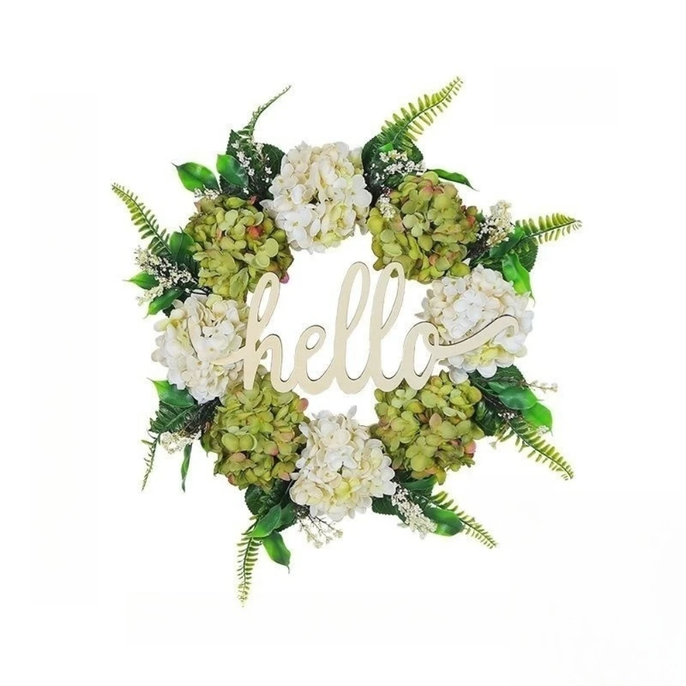 Holiday Hello Simulation Door Decoration Hydrangea Rattan Ring Window Decoration Wall Hanging Door Decoration Autumn Wreath Noel
Holiday Hello Simulation Door Decoration Hydrangea Rattan Ring Window Decoration Wall Hanging Door Decoration Autumn Wreath Noel