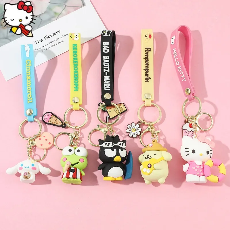 Sanrio Hello Kitty Cinnamoroll My Melody Pompompurin Cartoon Keychain Kuromi Doll Dolls Schoolbag Cute Girls Pendant Accessories
Sanrio Hello Kitty Cinnamoroll My Melody Pompompurin Cartoon Keychain Kuromi Doll Dolls Schoolbag Cute Girls Pendant Accessories