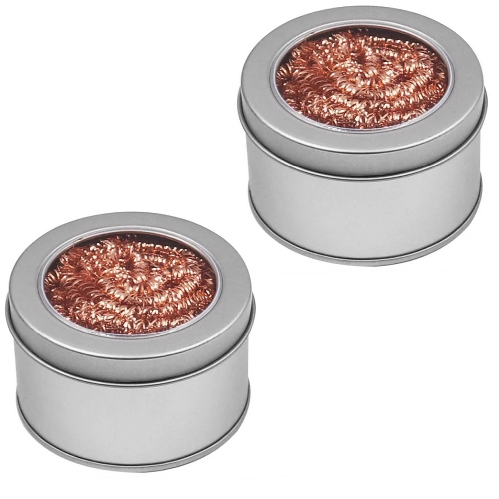 2PCS Metal Wire With Stand Set Welding Desoldering Soldering Solder Iron Tip Dross Cleaner Cleaning Steel Ball Mesh Filter
2PCS Metal Wire With Stand Set Welding Desoldering Soldering Solder Iron Tip Dross Cleaner Cleaning Steel Ball Mesh Filter