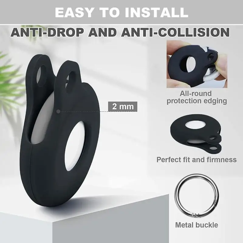 Airtag Anti Lost Case Keychain With Buckle Silicone Cover for Apple Locator GPS Tracker Sleeve Air Tag Protector for Airtags
Airtag Anti Lost Case Keychain With Buckle Silicone Cover for Apple Locator GPS Tracker Sleeve Air Tag Protector for Airtags