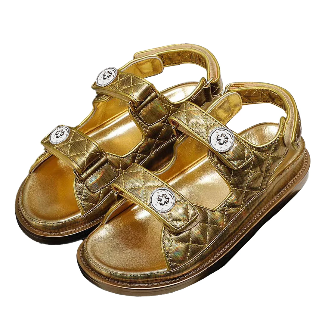 Hot Selling Women's Sandals Fashion Genuine Leather Peep Toe Flat Shoes Women Casual Outdoor Vacation Beach Shoes Hook & Loop
Hot Selling Women's Sandals Fashion Genuine Leather Peep Toe Flat Shoes Women Casual Outdoor Vacation Beach Shoes Hook & Loop