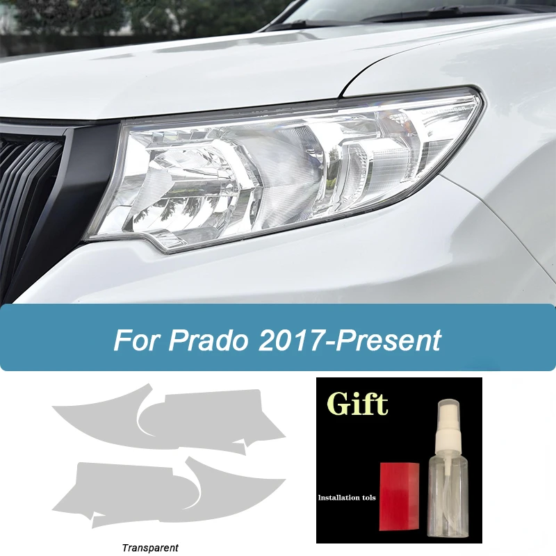 Защитная пленка для автомобильных фар Toyota Land Cruiser Prado 150 2017-на дымчатой черной тонировке, виниловая прозрачная наклейка из ТПУ
Защитная пленка для автомобильных фар Toyota Land Cruiser Prado 150 2017-на дымчатой черной тонировке, виниловая прозрачная наклейка из ТПУ