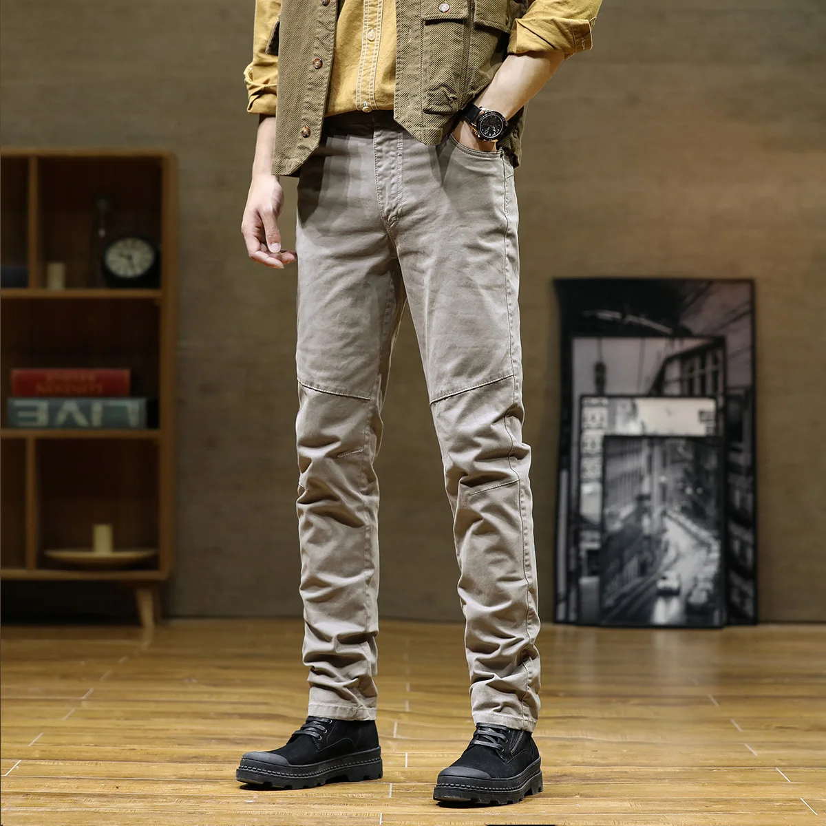 Withered Men's Spring and Autumn New Straight Leg Sports Pants Simple Slim Fit Fashion Cloth Pants Fashion Brand Loose Business
Withered Men's Spring and Autumn New Straight Leg Sports Pants Simple Slim Fit Fashion Cloth Pants Fashion Brand Loose Business