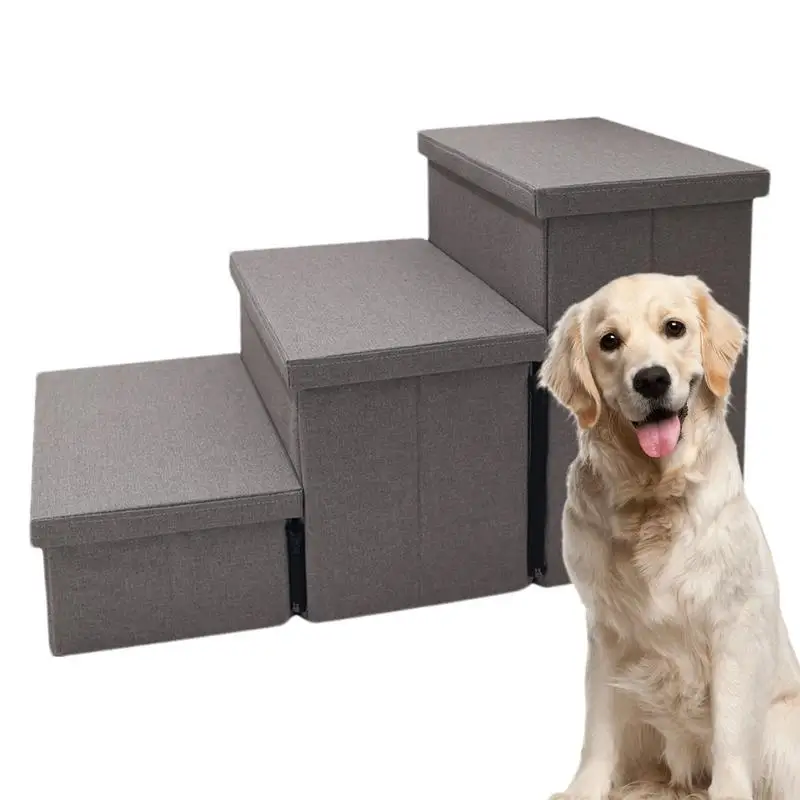 Foldable Pet Stairs Anti-slip Cat Ladder With 3-Step High Beds Cat Stairs Ladder For Small To Large Dog Stairs Ramp supplies
Foldable Pet Stairs Anti-slip Cat Ladder With 3-Step High Beds Cat Stairs Ladder For Small To Large Dog Stairs Ramp supplies