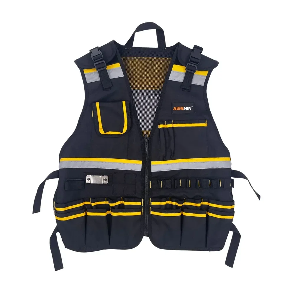 Tool Vest with Adjustable Straps Tool Pockets Belt for Carpenter Electrician Loops and Reflective Stripes Heavy Duty Work Vest
Tool Vest with Adjustable Straps Tool Pockets Belt for Carpenter Electrician Loops and Reflective Stripes Heavy Duty Work Vest