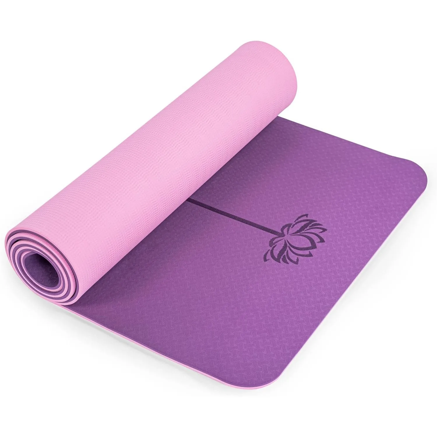 

UMINEUX Yoga Mat Extra Thick 1/3'' Non Slip Yoga Mats for Women Eco Friendly TPE Fitness Exercise Mat with Carrying Sling