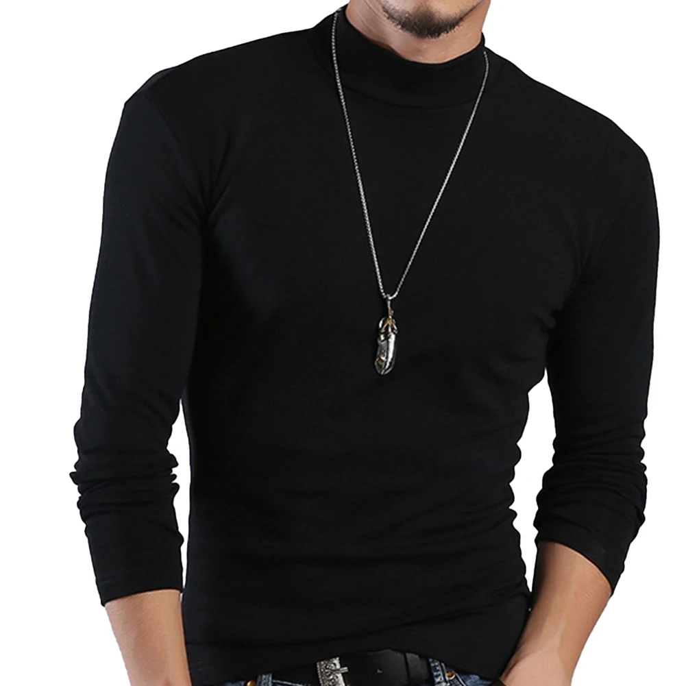 Shirt Top Half Turtleneck Jumper Long Sleeve Mens Pullover Regular Slim Fit Solid T-Shirt Daily Home Night Comfy
Shirt Top Half Turtleneck Jumper Long Sleeve Mens Pullover Regular Slim Fit Solid T-Shirt Daily Home Night Comfy