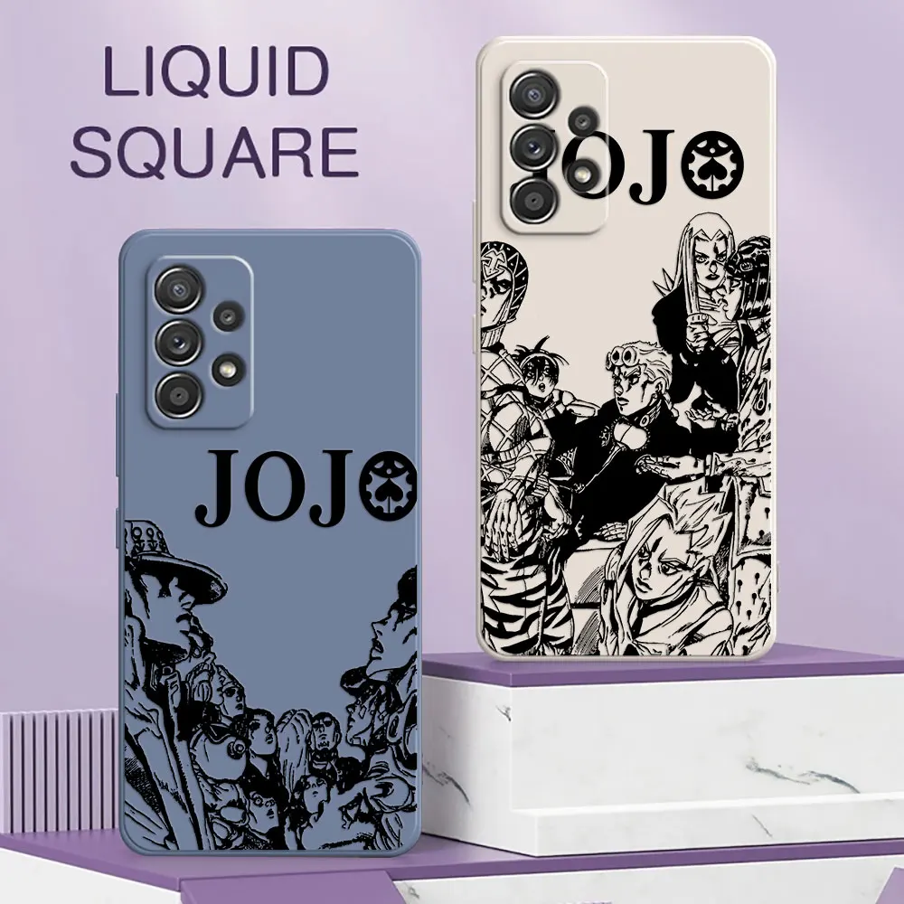 A56 Case For Samsung Galaxy A55 A54 A53 A36 A35 A34 A52 A72 A32 A26 A56 5G JoJo Anime JoJos Bizarre Adventure Square Phone Cover A56 Case For Samsung Galaxy A55 A54 A53 A36 A35 A34 A52 A72 A32 A26 A56 5G JoJo Anime JoJos Bizarre Adventure Square Phone Cover