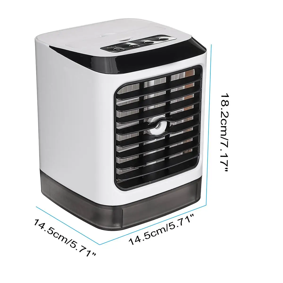 

USB Mini Portable Air Conditioner with Remote Controller Air Cooler Humidifier 7 Color LED Desktop Purifier Air Conditioning Fan