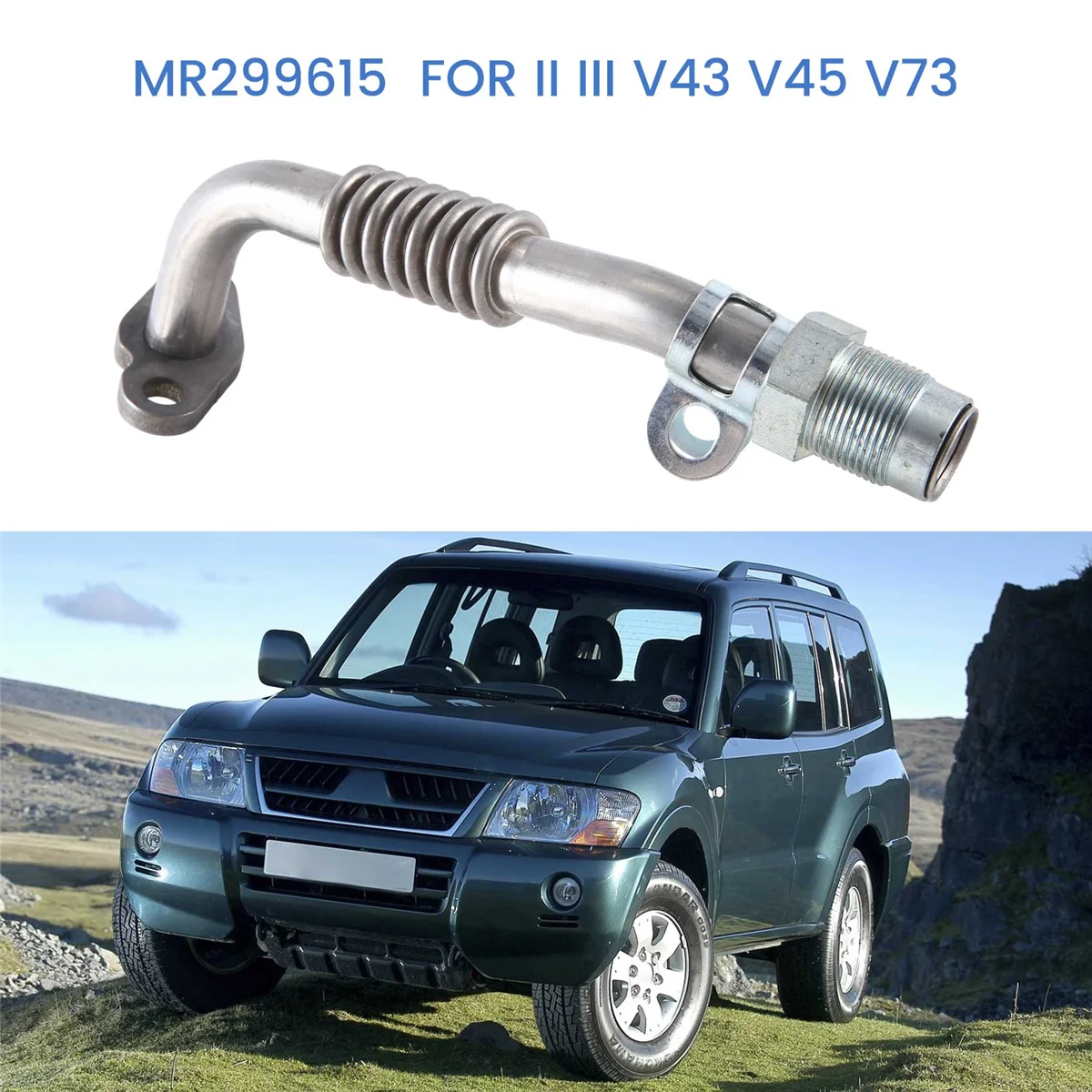 MR299615 Exhaust Manifold Exhaust Gas Return Pipe for Mitsubishi Pajero Montero II III V43 V45 V73
MR299615 Exhaust Manifold Exhaust Gas Return Pipe for Mitsubishi Pajero Montero II III V43 V45 V73