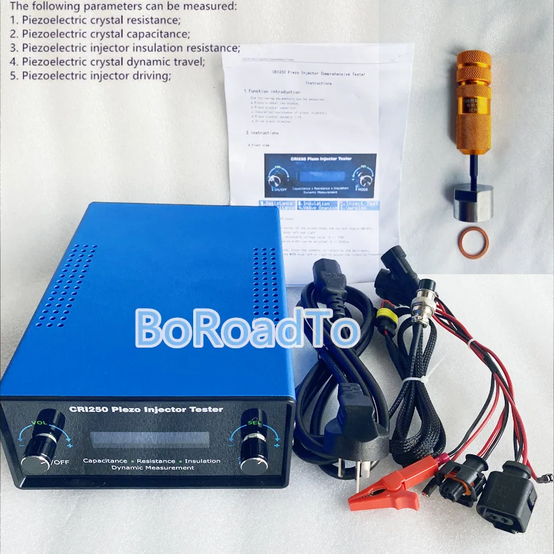 CRI250 Piezo Injector Tester for Siemens Diesel Common Rail VDO Piezoelectric Injector AHE Dynamic Lift Travel Measuring Tool
CRI250 Piezo Injector Tester for Siemens Diesel Common Rail VDO Piezoelectric Injector AHE Dynamic Lift Travel Measuring Tool
