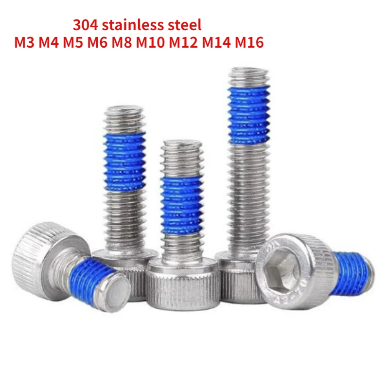 M3 M4 M5 M6 M8 M10 M12 M14 M16 304 Stainless Steel Cylindrical Head Knurled Screws Cup Dispensing Anti-loosening Bolt DIN912
M3 M4 M5 M6 M8 M10 M12 M14 M16 304 Stainless Steel Cylindrical Head Knurled Screws Cup Dispensing Anti-loosening Bolt DIN912