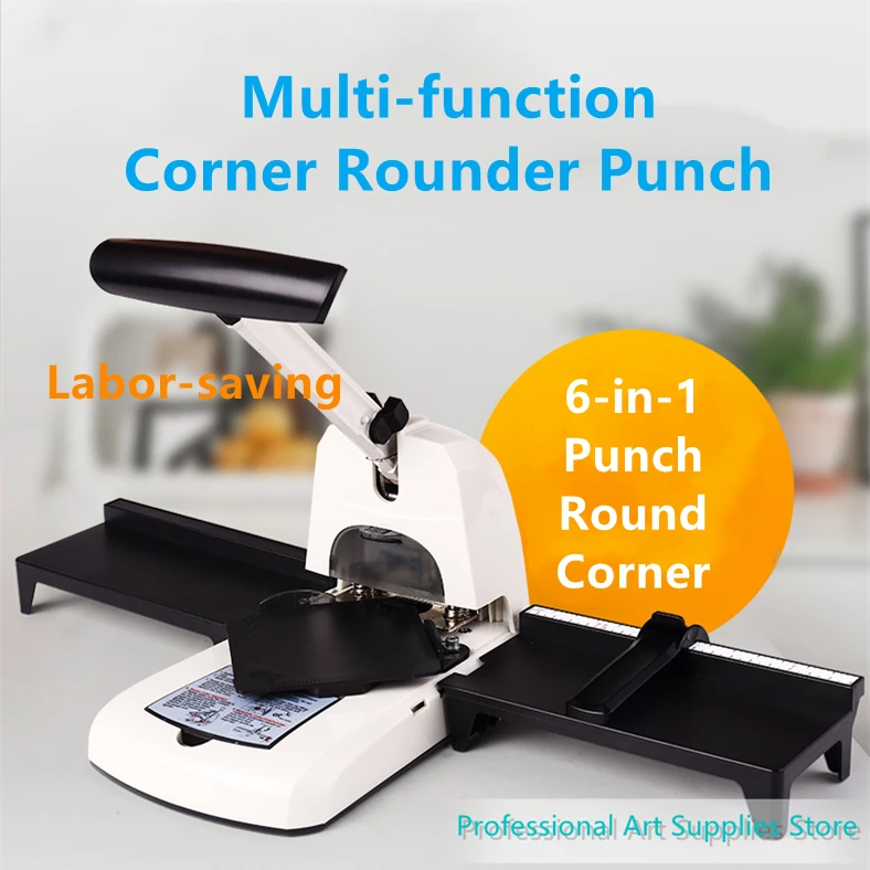 KW-triO 9521 Heavy Duty Corner Rounder Punch 6in1 Multifunction Power Punch Adjustable R3.5/6/10 Rounded100 Sheets of Paper
KW-triO 9521 Heavy Duty Corner Rounder Punch 6in1 Multifunction Power Punch Adjustable R3.5/6/10 Rounded100 Sheets of Paper