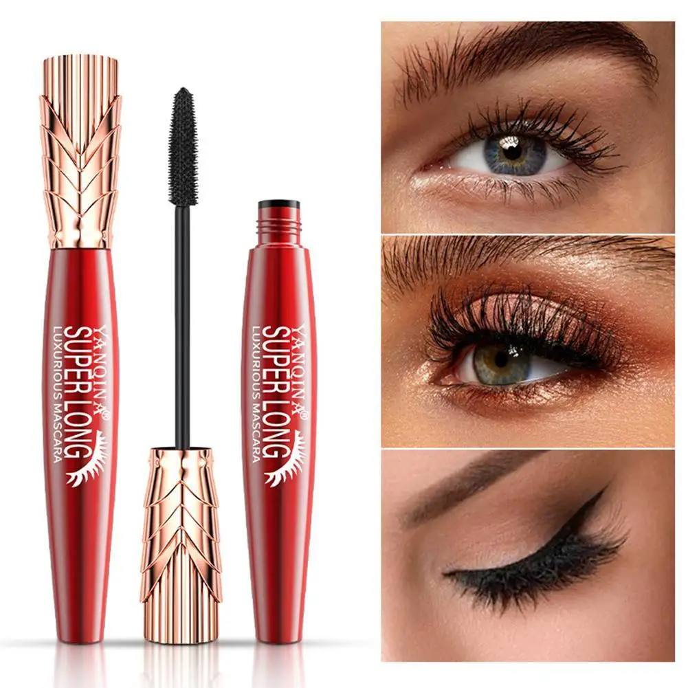 

Mascara Eyelashes Extension Eye Lashes Lengthening Lasting Makeup Women Big Waterproof 4D Curling Eye Cosmetics