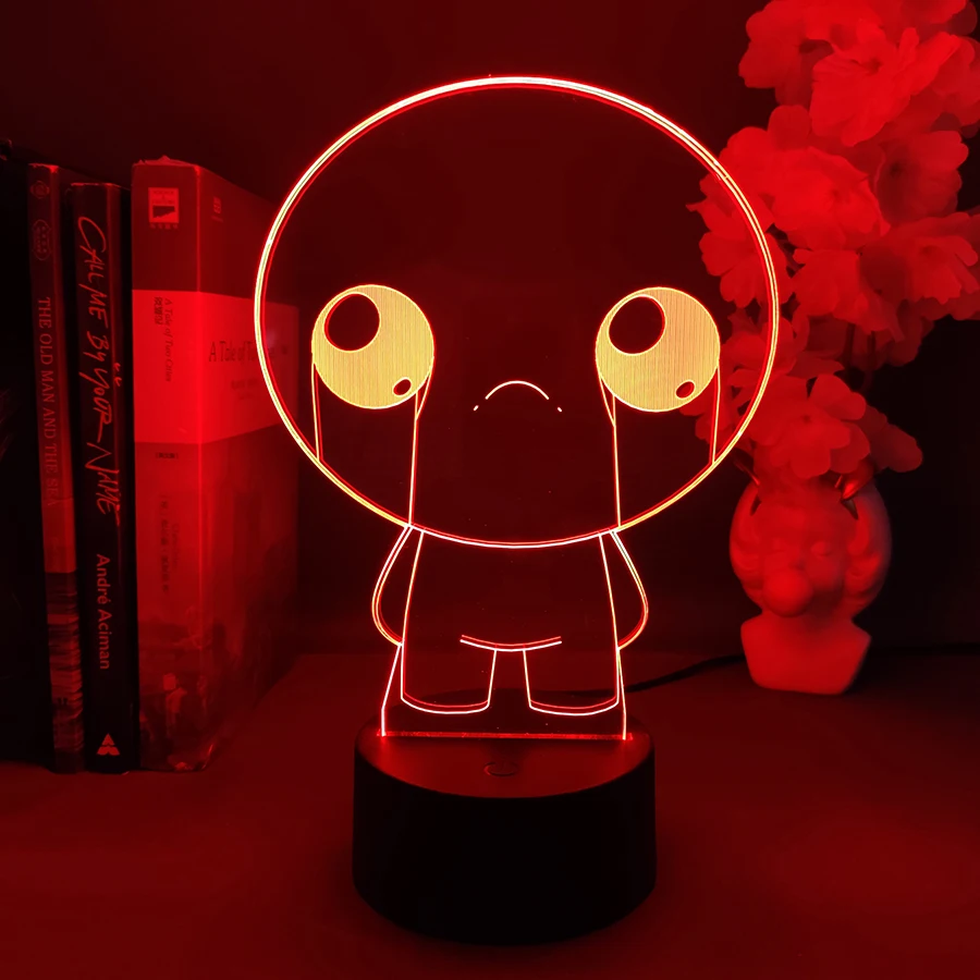 Hot Game The Binding of Isaac Rebirth 3D LED Night Light Indoor Bedroom Decoration Birthday Gift for Friend Isaac Neon Lava Lamp
Hot Game The Binding of Isaac Rebirth 3D LED Night Light Indoor Bedroom Decoration Birthday Gift for Friend Isaac Neon Lava Lamp