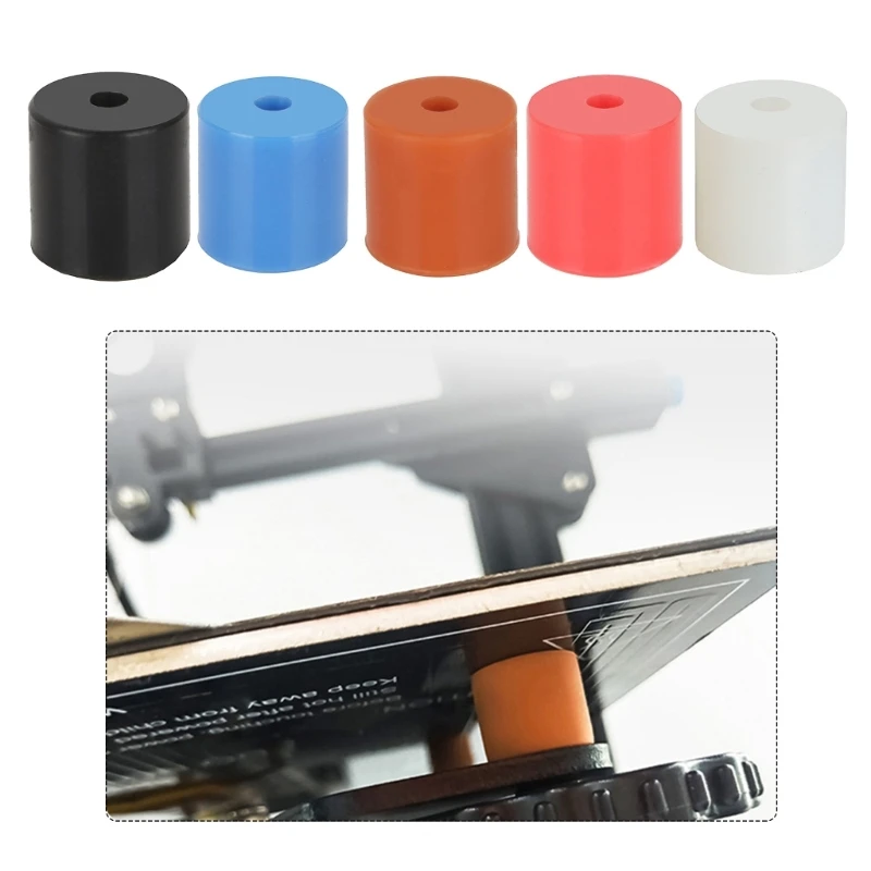 4 шт., высокотемпературные силиконовые проставки для 3D-принтера CR10 CR10S Ender3 
4 шт., высокотемпературные силиконовые проставки для 3D-принтера CR10 CR10S Ender3