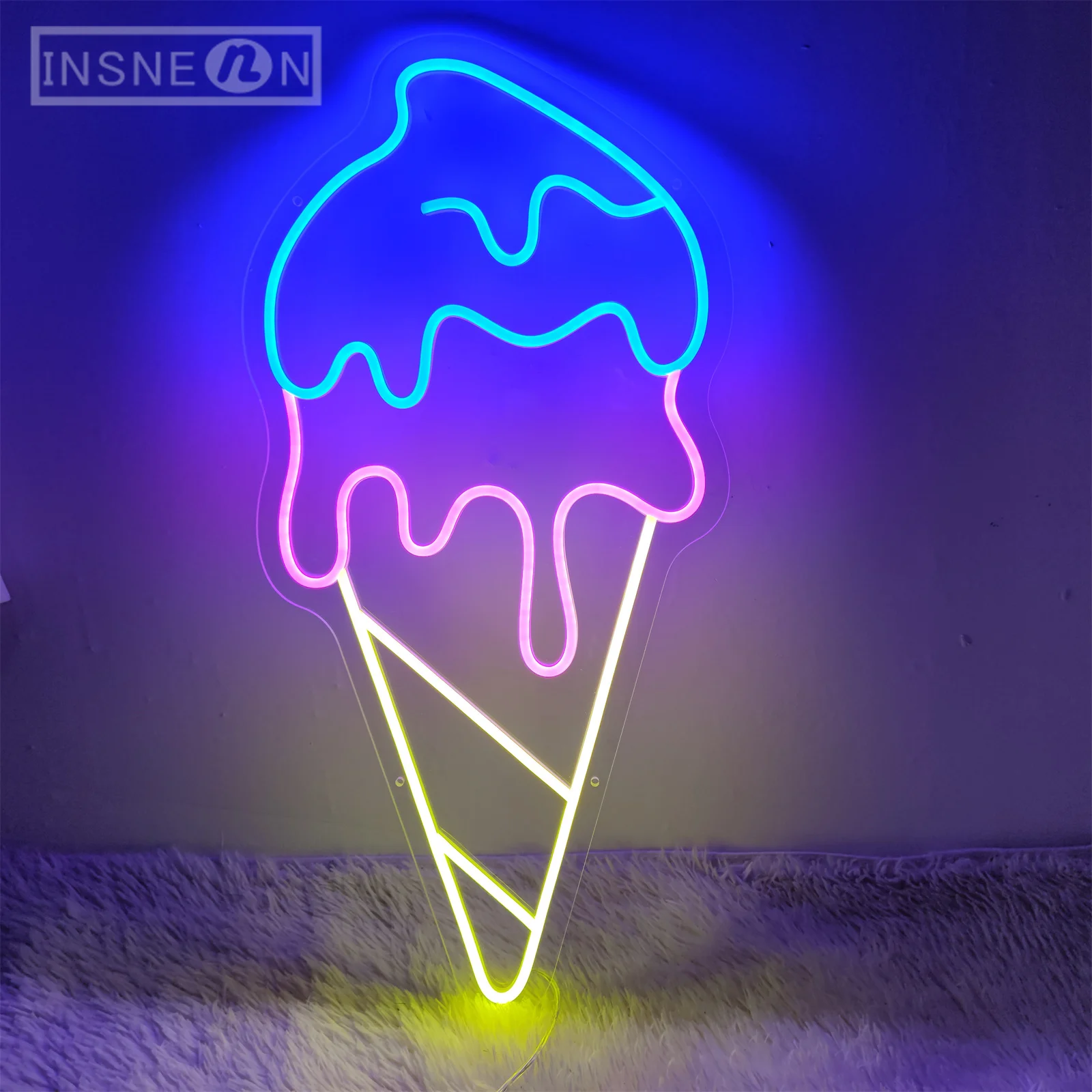 Ice Cream Neon Sign LED Lights Business Signboard Neon Lamp Shop Store Restaurant Wall Decor LED Neon Sign Decoraion Led Signs
Ice Cream Neon Sign LED Lights Business Signboard Neon Lamp Shop Store Restaurant Wall Decor LED Neon Sign Decoraion Led Signs