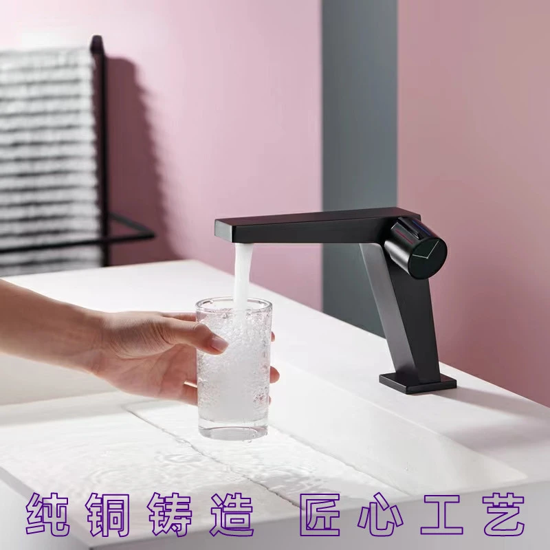 Gun Gray Household Bathroom Wash Basin Faucet Wash Basin Basin Copper Washstand Bathroom Hot and Cold Water
Gun Gray Household Bathroom Wash Basin Faucet Wash Basin Basin Copper Washstand Bathroom Hot and Cold Water