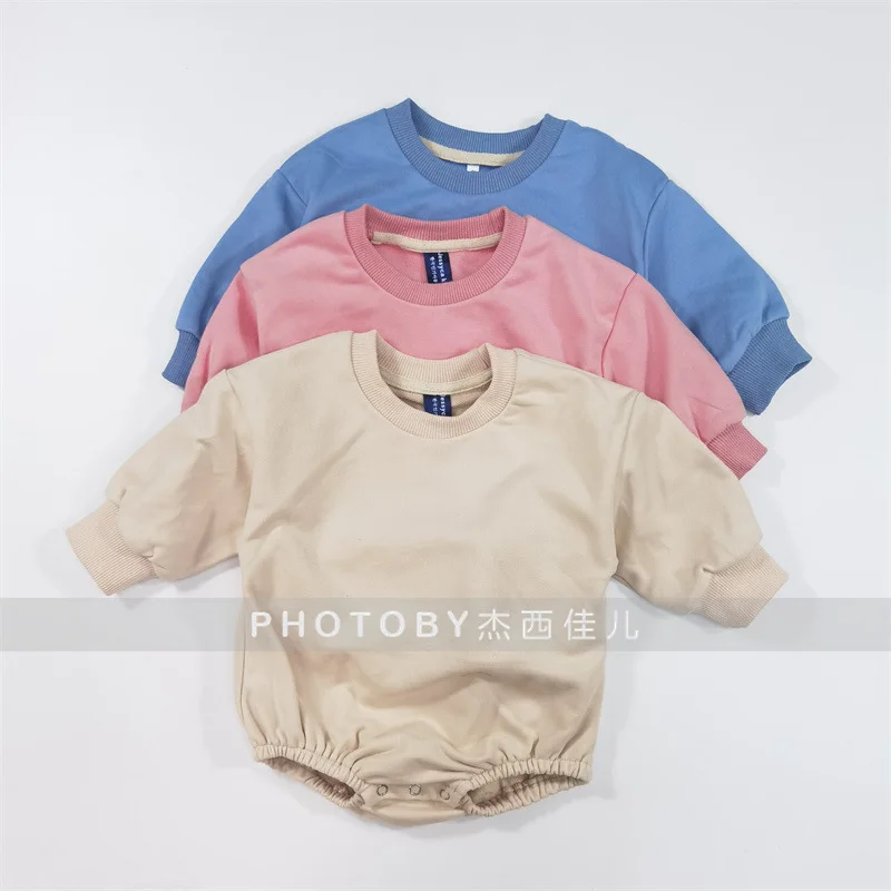 Baby Rompers Boys and Girls Simple Casual Hoodie O-neck Long Sleeve One-Pieces Spring Autumn Girls Boy Clothes Newborn Onesie
Baby Rompers Boys and Girls Simple Casual Hoodie O-neck Long Sleeve One-Pieces Spring Autumn Girls Boy Clothes Newborn Onesie