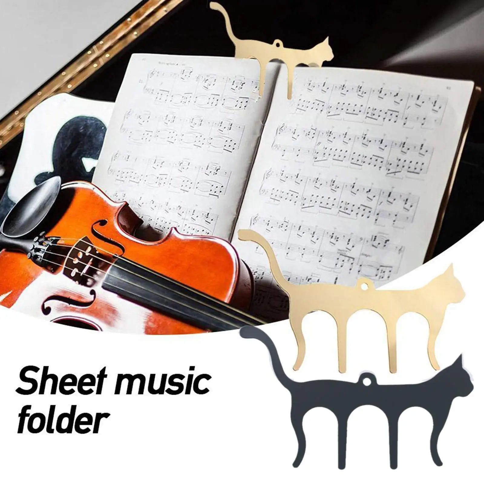 Music Folder Metal Cat Shaped Music Clip Bookmark Tabs Clamp Page Holder Piano Music Book Note Paper Clips Stationery
Music Folder Metal Cat Shaped Music Clip Bookmark Tabs Clamp Page Holder Piano Music Book Note Paper Clips Stationery