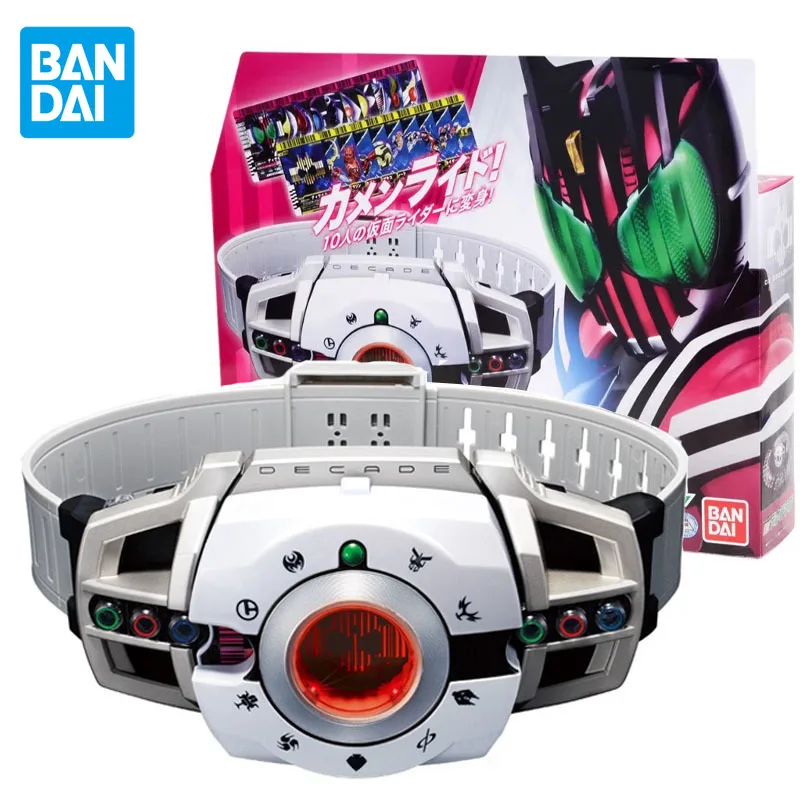 

Bandai Genuine Kamen Rider DX Decade Transformer Belt Anime Action Figures Toys for Boys Girls Kids Gifts Collectible Model