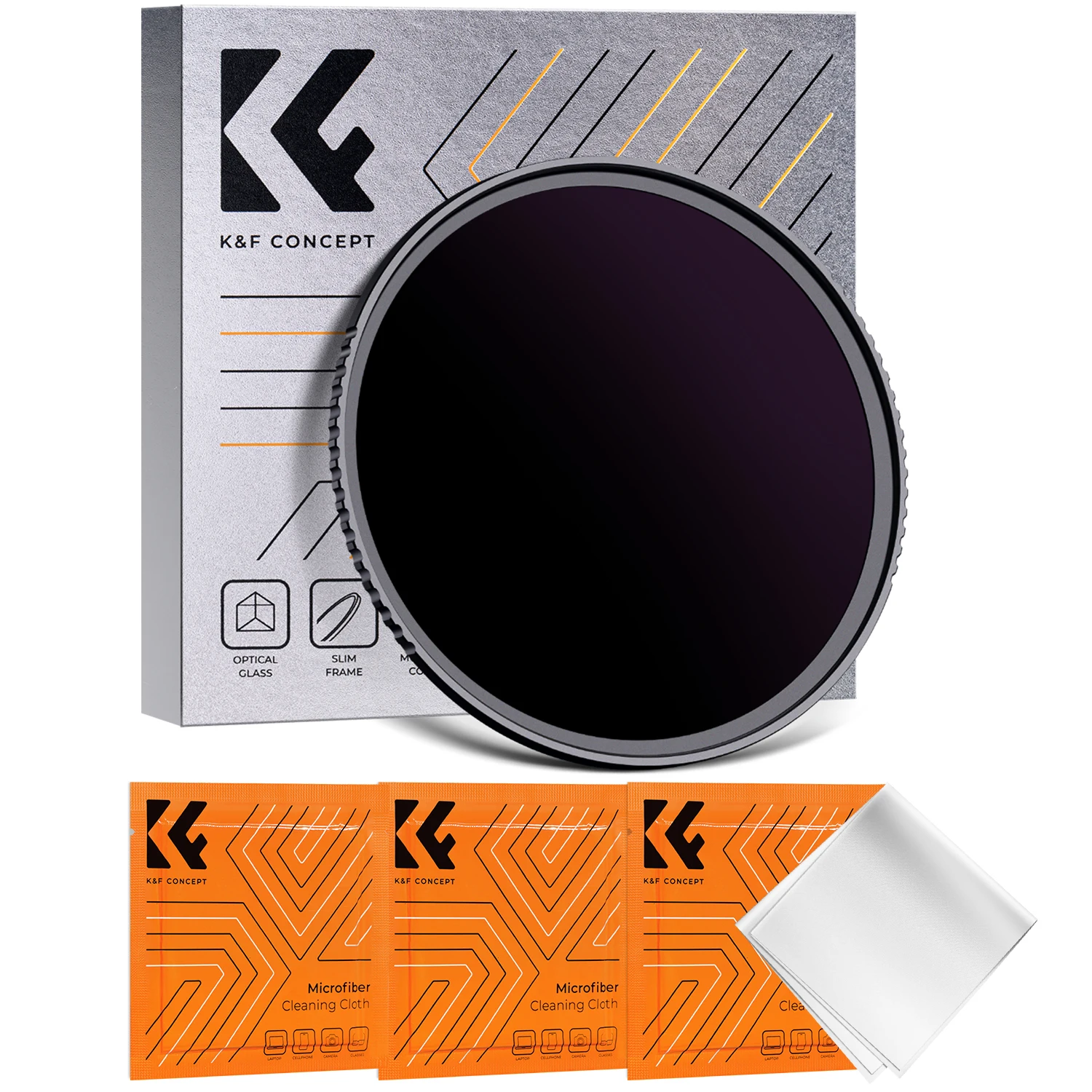 

K & F Concept Nano-K Series ND100000 солнцезащитный фильтр ультра Темный ND фильтр 16,6 стоп фиксированная нейтральная плотность фильтры для объектива цифровой зеркальной камеры