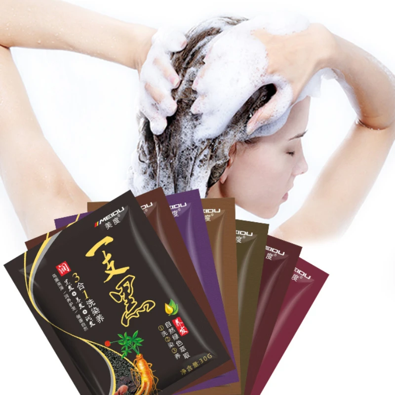 30g Multifunctional Hair Dye Shampoo Non-Irritating Plant Extract Natural Fast Hair Dye Shampoo for Female
30g Multifunctional Hair Dye Shampoo Non-Irritating Plant Extract Natural Fast Hair Dye Shampoo for Female