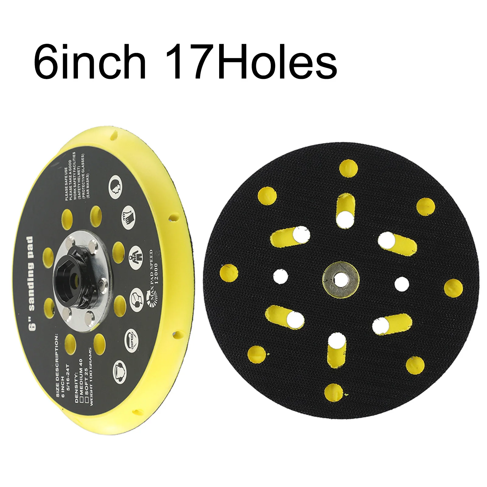 For Festool 6 Inch 17 Holes Sander Backing Pad Loop-Hook For-Festool BO6030 BO6040 Sanding Disc Tools
For Festool 6 Inch 17 Holes Sander Backing Pad Loop-Hook For-Festool BO6030 BO6040 Sanding Disc Tools