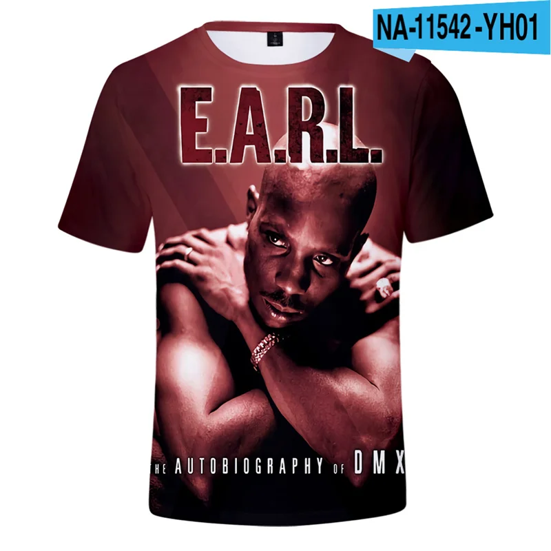 New 3D Rapper DMX Dark Man X Printing T Shirt Rapper Graphic T-shirts For Men Kids Fashion Cool Short Sleeves Harajuku Tees Tops
New 3D Rapper DMX Dark Man X Printing T Shirt Rapper Graphic T-shirts For Men Kids Fashion Cool Short Sleeves Harajuku Tees Tops