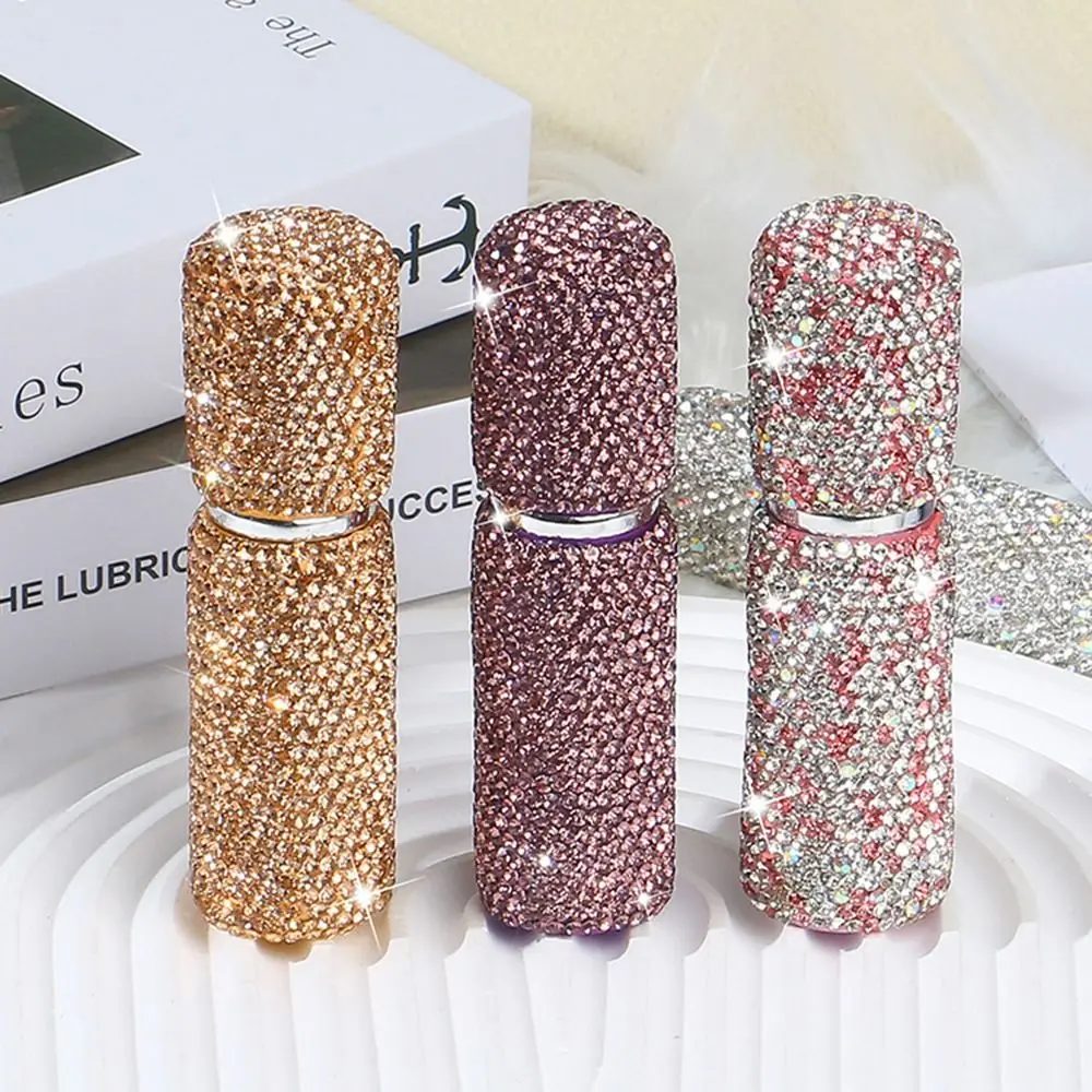 Portable Perfume Spray Bottle Rhinestone Inlaid Refillable Leakproof Travel Mini Cosmetics Sub Bottle Container
Portable Perfume Spray Bottle Rhinestone Inlaid Refillable Leakproof Travel Mini Cosmetics Sub Bottle Container