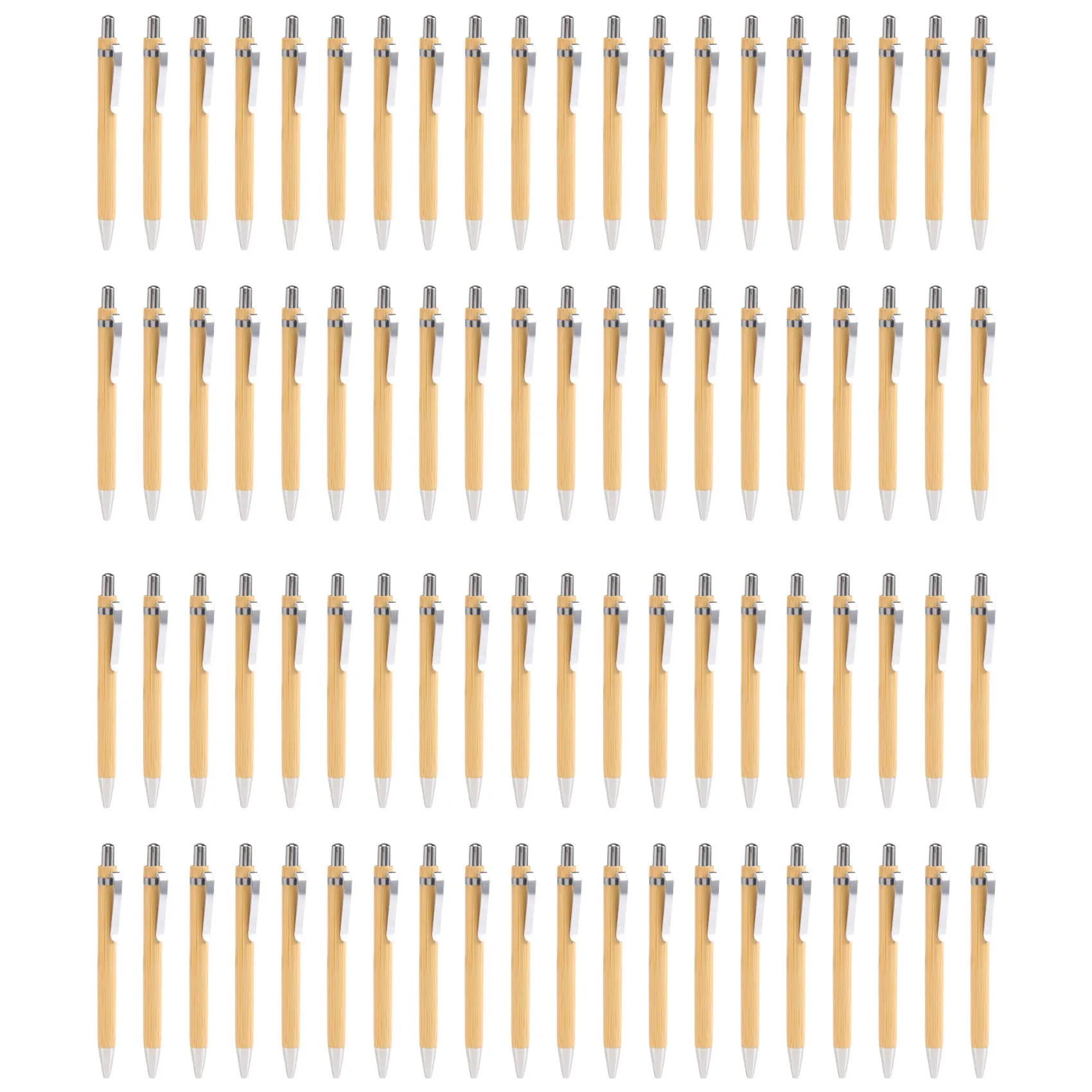 80 Pcs Ballpoint Pen Set Bamboo and Wood Writing Tools, 40 Pcs Black Ink & 40 Pcs Blue Ink
80 Pcs Ballpoint Pen Set Bamboo and Wood Writing Tools, 40 Pcs Black Ink & 40 Pcs Blue Ink