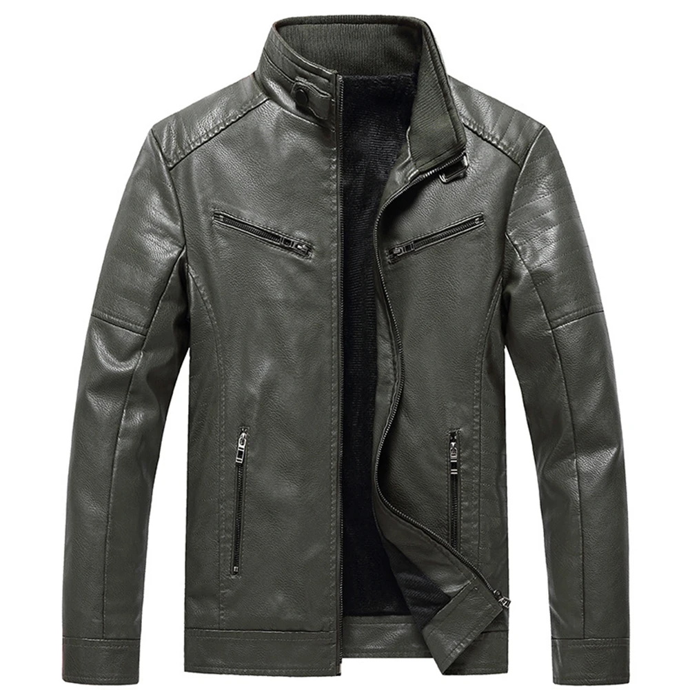 Winter Warm Mens Faux Leather Rider Lapel Coat with Fur Inside Retro Trench Outwear Jacket Brown/Red/Black/Green
Winter Warm Mens Faux Leather Rider Lapel Coat with Fur Inside Retro Trench Outwear Jacket Brown/Red/Black/Green