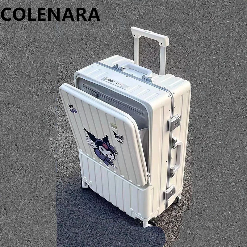 COLENARA USB Charging Luggage Front Opening Laptop Boarding Case 20"24PC Trolley Case with Cup Holder Women's Cabin Suitcase
COLENARA USB Charging Luggage Front Opening Laptop Boarding Case 20"24PC Trolley Case with Cup Holder Women's Cabin Suitcase